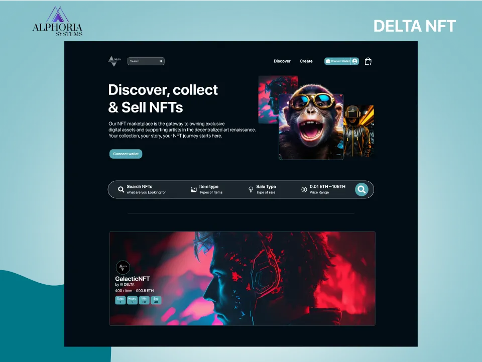 Delta NFT marketplace preview